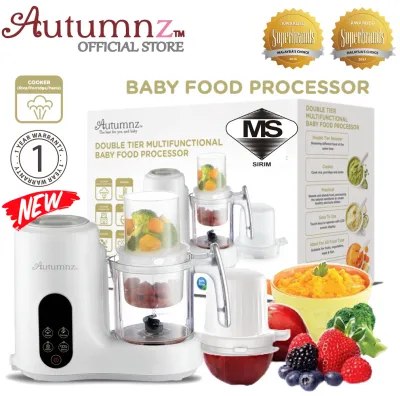 Autumnz Double Tier Multifunctional Baby Food Processor