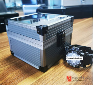 Single Small Top-Quality Matte Aluminum Alloy Casio Sport Watch Jewelry Case Storage Organizer Display Travel Box