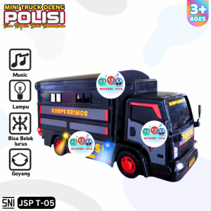 MM Mainan Anak Basuri Mini Truck Oleng POLISI JSP Kode T-05