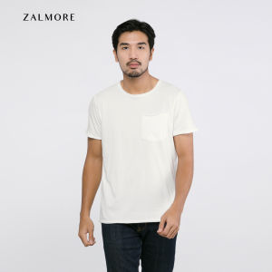 Zalmore Unfinished T-Shirt Premium LUMA Cotton - Kaos Pria Lembut Ringan Sejuk Anti Nerawang