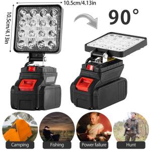 [Original 24 hours delivery]18V LED Lamp Work Light Flashlight For Makita BL1830 BL1840 Outdoor Lighting Work Lamp Camping Lighting Emergency Flood Lights