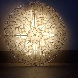 TORI CAPIZ - TALA 20" NATURAL WARM LIGHT ( FULL LED )