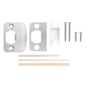 Multipurpose Standard Convenient Door Strikes Plate With Shims Residential Security Designs Striker Fix Door Latches