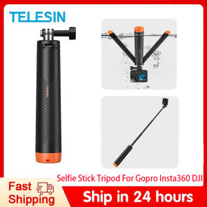 TELESIN Underwater Buoyancy Bar Diving Extendable Selfie Stick Tripod For Gopro Insta360 DJI OSMO Action Camera Accessories