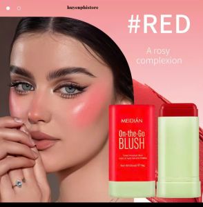 Thỏi Má Hồng Dạng Sáp Meidian On The Go Blush Lên Màu Tự Nhiên Giữ Lâu Dưỡng Ẩm Cho Làn Da Mịn Màng Tươi Tắn Rạng Rỡ Cả Ngày