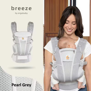 E R G O B A B Y Omni Breeze ทั้งหมดในหนึ่งตาข่ายกระเป๋าเป้อุ้มเด็กมีรูระบายอากาศ0-48เดือน