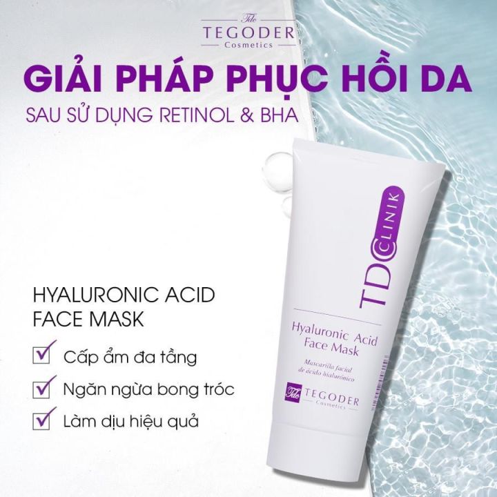 Mặt Nạ Dưỡng Ẩm Tức Thì HA Hyaluronic Acid Face Mask 𝐓𝐃𝐂 𝐓𝐞𝐠𝐨𝐝𝐞𝐫 (50ml
