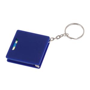 Trọng lượng nhẹ Keychain vuông thước dây thước dây nhỏ với ống bọt nước nhẹ cho các dự án
