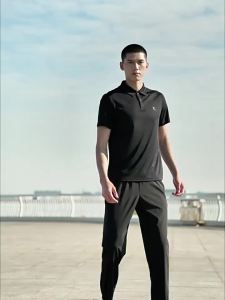 Qiaodan Men Polo Shirt Casual Lightweight Breathable Comfortable Quick-Drying Sports XTS23241360