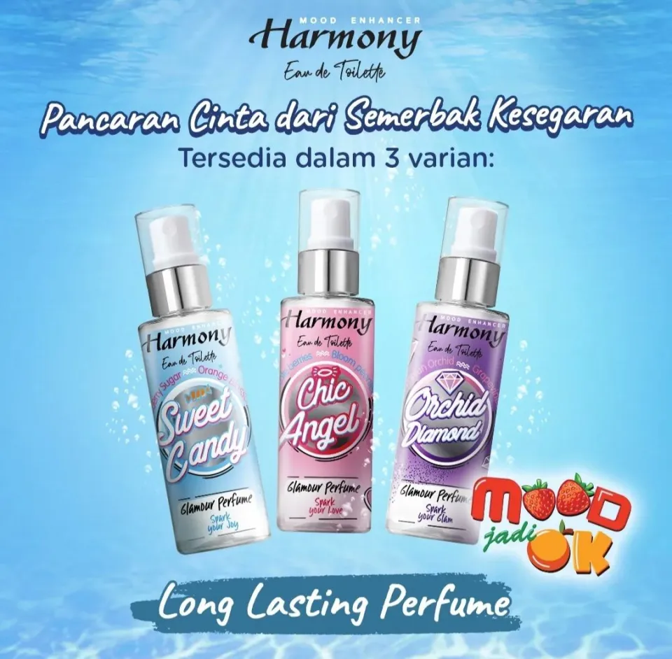 HARMONY EDT GLAMOUR PERFUME SPARK YOUR JOY 100 wangi tahan