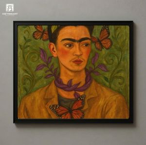 Tranh Nghệ thuật "Chân Dung Một Người Đàn Ông" VIETSMART ART - Acrylic 60 x 70cm