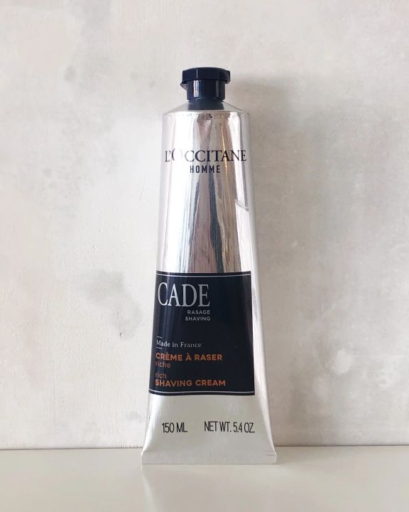 L'OCCITANE Cade Rich Shaving Cream 150 ml. ครีมโกนหนวด Lazada.co.th