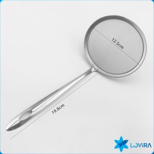 LoviRa Kitchen Stainless Steel Mesh Spoon Sifter Sieve Filter Kitchenware Cooking Skimmer Strainer