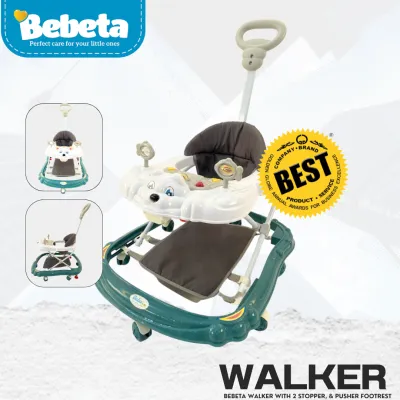 Bebeta Walker with Stopper Footmat & Pusher