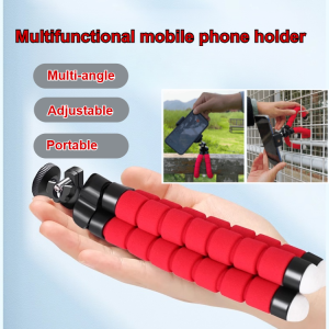 Tripod 360° Rotation Fixed Position Multi-functional Cell Phone Holder Stable Shooting Tools