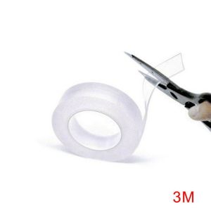 [Timmo House]1M/3M/5M Ultra-strong Double Sided Tape Transparent Nano Tapes Waterproof Wall Sticker  Strong Traceless Non-Marking Adhesive Tapes for Bathroom Kitchen