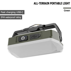 Multi-functional handheld light - Matrix LED chip technology 4000mAh battery with magnet and hook
