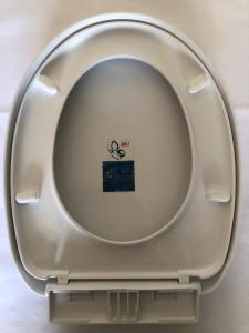 CIRCLE Toilet Seat Cover Soft Close Non-Yellowing Manual Control
