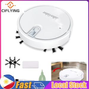 Smart Robot Vacuum Cleaner with Suction Vacuum Robot with Rubber Brush for Hard Floor Pet Hair Carpet