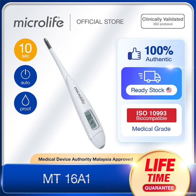Microlife Digital Thermometer MT16A1 Lazada