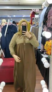 Gamis Abaya Alena by Miss Jasmine: Pakaian Wanita Muslimah Elegan dan Nyaman