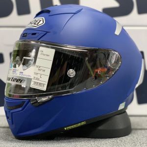 SHOEI Full Face Motorcycle Helmet Shoei X14 Matte Blue Helmet Riding Motocross Racing Motobike Helmet
