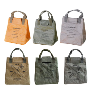 Waterproofs Insulation Bag Thicken Aluminum Foils Handbag Reusable Leakproof Container for Outdoor Camping Hiking