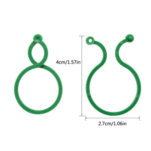 100pc Garden Vine Strapping Clip Reusable Tomato Grapevine Support Buckle Plant Rattan Climbing Clip