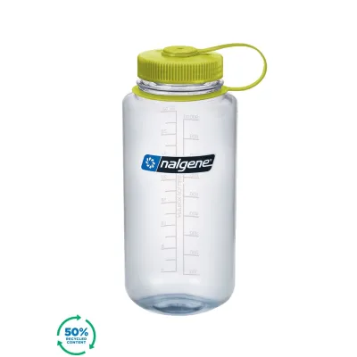 Nalgene 32oz Wide Mouth Water Bottle | Lifetime Warranty 1L Leakproof BPA FREE Tritan Perfect For Camping Sports Cycling