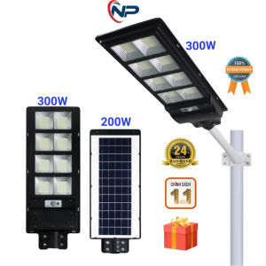 [Quà 20k] Đèn năng lượng mặt trờiđèn sân vườn liền thể đơn 200W NHATPHONGSOLAR đèn liền pin cảm biến ánh sáng điều khiển từ xa chống nước IP65 quà tặng 2 cuộn băng keo