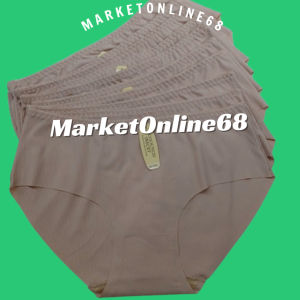 5 quần lót bigsize 55 đến 65kg chất su gân tăm không lộ viền đường may chắc Nội Y MarketOnline 5005