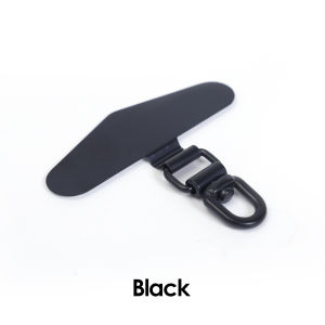 360 Degree Rotatable Metal Gasket Universal Phone Anti-Lost Lanyard Tether Tab Stainless Steel Patch Clip Card for All Phone