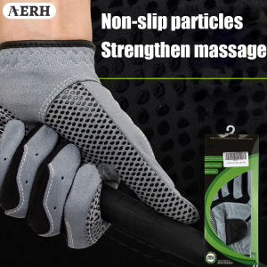 1pcs Golf Gloves Male Slip-resistant Granules Microfiber Cloth Gloves High Quality Sports Gloves for Men Glove Micro Fiber Soft Left Right Hand Anti Slip-particle Breathable Golf Glove