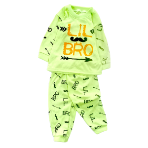 FREE ONGKIR COD SETELAN BAJU ANAK BALITA BAYI MOTIF LIL BRO 0-18 BULAN