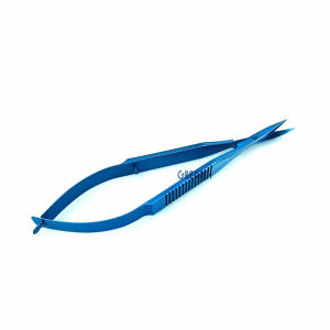 GREATLH Titanium 115mm Westcott Tenotomy Scissor Blunt Tips Veterinary Ophthalmic Microtool Instrument