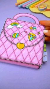 Paper Doll Unicorn Doll House Paper Doll Book Girls Activity