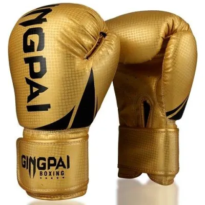 【Shop the Look】 8 10 12 14 oz Twins Gloves Kick Boxing Gloves PU Sanda Sandbag Training Black Boxing Gloves Men Women Guantes Muay Thai