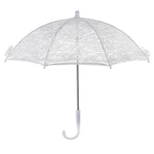 HCHC MALL Lolita Ô dù ren nữ Hoa Lưới Đã bị khoét rỗng Ô dù cô dâu mini Đạo cụ chụp ảnh Tinh tế Ô dù cô dâu Đồ dùng cho tiệc cưới