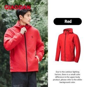 Qiaodan Men Sports Jacket Outdoor Windproof Splash Proof Soft Comfortable Lightweight XFD1392173