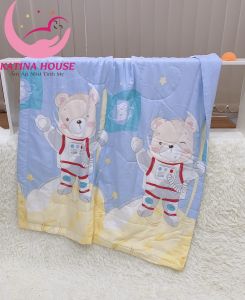 Mền lụa cho bé Katina House 1.2x1.5m vải lụa mỏng siêu mềm mịn mát phù hợp cho bé đắp hè