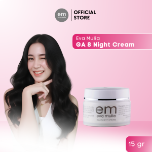 Eva Mulia GA8 Night Cream 15gr - Cream Malam