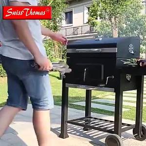 Heavy Duty BBQ Grill SuperLarge Master Outdoor Barbecue Trolley