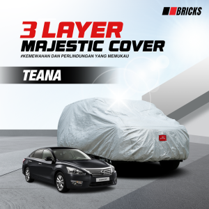 3 Layer Cover NISSAN TEANA Sarung Mobil Outdoor Anti UV & Waterproof BRICKS