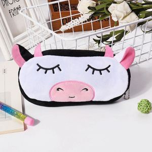 Ready Stock Sanrio cartoon cute plush pencil case Cinnamoroll/Kuromi/Pochacco/Pom Pom Purin/Melody pencil bags