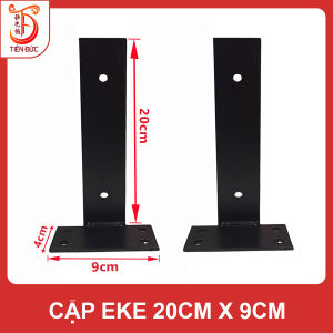 Eke Chữ T Bắt Tường 15cm 20cm 25cm 30cm Sơn Tĩnh Điện Giá Đỡ Bàn Học Kệ Bếp Kèm Ốc Vít Dấu Chân 15 20 25 30 cm Decor
