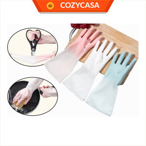【COZYCASA】Premium Latex Gloves Waterproof Cleaning Gloves Durable Rubber PVCGlove/Non-Slip