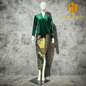 Nusa Kebaya Setalan Kebaya Floy Kartini Bahan Bludru Kebaya Kartini Modern Kebaya Kondangan
