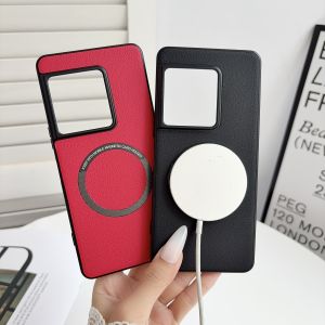 PU Leather Wireless Charging Magnetic Case for Sony Xperia 1 VIII 5 IV 1 VII 10VI 5V 10 IV 10VII 1V 10V Slim Matte Phone Cover