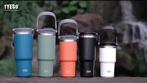 Thermal Tumbler Flask Water Bottle Car Cup Vacuum Insulated Bottle Stainless Steel Coffee Cup