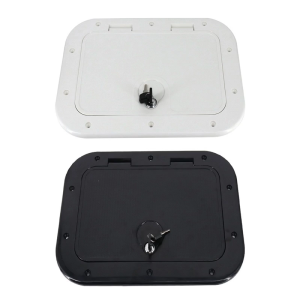 Weatherproof Marine Inspection Hatches Flat Mount Design None Corrosive Material Suitable For Long Lasting Performances